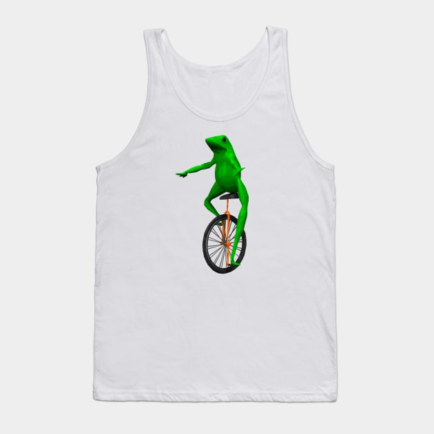 Dat Boi: frog on unicycle Tank Top by HungCreations